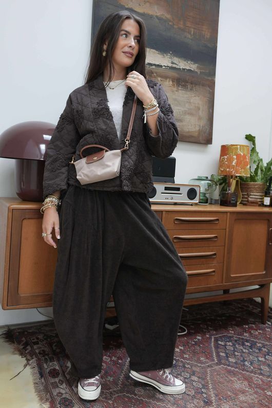 Bon Voyage Travel Phone Bag Mocha